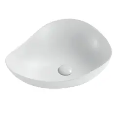 FRATELLI - Bowl Lavamanos Margarita U2 Triovalado Blanco de Sobreponer - 0020010393