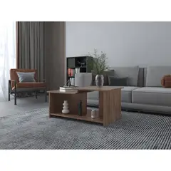 TUHOME - Mesa De Centro Wema Coñac 41,6x89,3x53,1 Cm