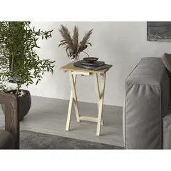 TUHOME - Mesa Plegable Otis Fresno 65,7x47,9x35,0 Cm