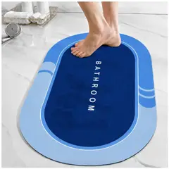 MINARI - Piso Tapete Alfombra de Baño Antideslizante Absorbente de Secado Rápido CL AF10-2
