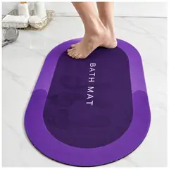 MINARI - Piso Tapete Alfombra de Baño Antideslizante Absorbente de Secado Rápido MD AF10-4