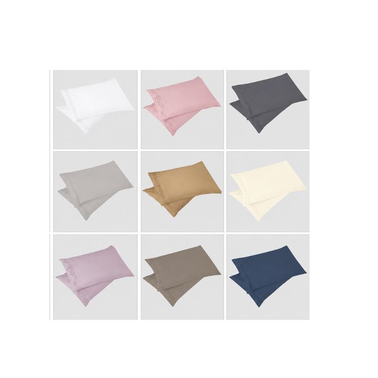FUNDAS DE ALMOHADAS KING SIZE