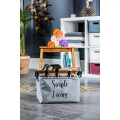DORELINE - Mini canaste Simple living rectangular ploma 30x21x19cm