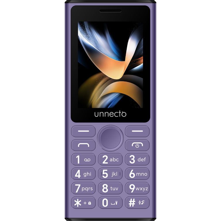 Celular Unnecto Bolt F1 Dual SIM con Memoria Expandible hasta 128GB Morado