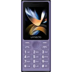 UNNECTO - Celular Unnecto Bolt F1 Dual SIM con Memoria Expandible hasta 128GB Morado