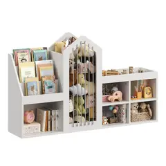 DIBA MUEBLES - Estante Organizador de Juguetes Infantil Montessori Draco Blanco DIBA Muebles