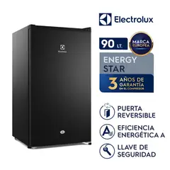 Electrolux - Frigobar Electrolux 90L Premium Black ERD090G2HWB