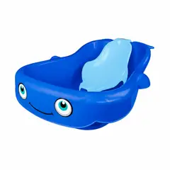 Basa - Bañera Ballenita Feliz Basa Azul + asiento