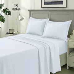 CASATEX - Juego de Sábanas 400 Hilos Algodón Percale – 2 Plazas