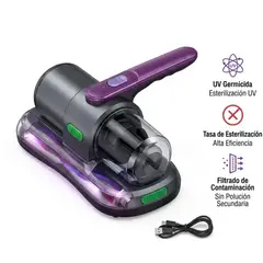 GENERICO - ASPIRADORA ANTIACAROS REMOVEDOR DE ACAROS INALAMBRICO ESTERILIZADOR UV