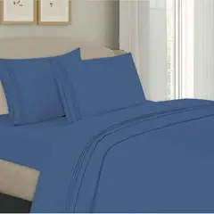 CASATEX - Juego de Sábanas Bordadas 3000 Hilos – Queen