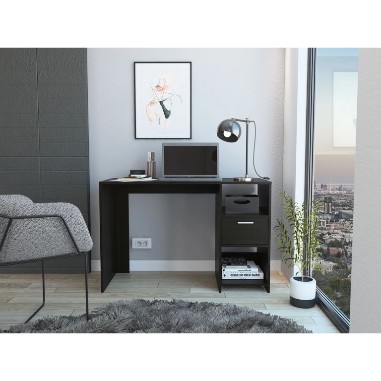 Escritorio Office 1 Cajon W-110 Wengue 73,0x110,0x43,3 Cm
