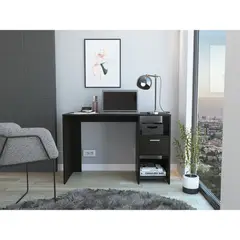 TUHOME - Escritorio Office 1 Cajon W-110 Wengue 73,0x110,0x43,3 Cm