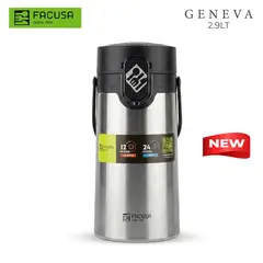 FACUSA - Termo Sifón 2.9 Lt. Acero Inoxidable Geneva Lever