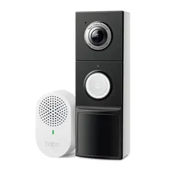 TP LINK - Timbre Inteligente TP-Link Tapo D235 2K 5MP con Cámara 180° y Timbre Interior