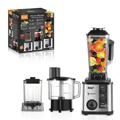 GENERICO - LICUADORA RAF 3 EN 1, TRITURA HIELO, 2600 WATTS Y 15 VELOCIDADES