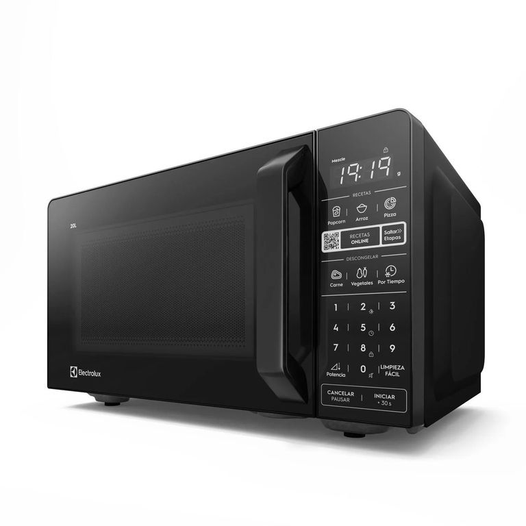 Microondas Eléctrico 20L Negro Electrolux