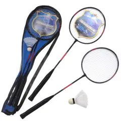 GENERICO - Kit De Bádminton Portátil Con 2 Raquetas