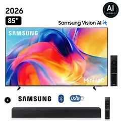 SAMSUNG - Televisor Samsung  85" Mini LED  85M70H Vision AI Smart TV + Soundbar HW-B400F