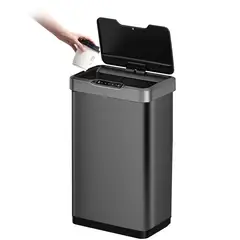 EKO - Basurero sensor acero EKO Mirage-T 50L negro