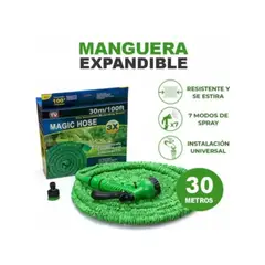 OEM - Manguera Expandible 30 M + Pistola Verde