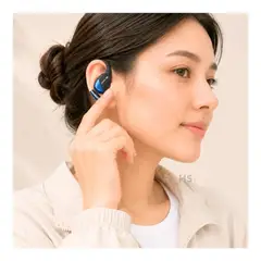 ROHS - Audífonos Bluetooth Kimiso Con Gancho Para Oreja Y Estuche Recargable Color Blanco