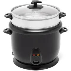 INDURAMA - Olla arrocera vapor negra indurama 2.2 LT OAI22N