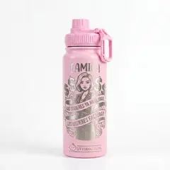 LITTLE BRU ACCESORIOS EXCLUSIVOS - Termo Tomatodo Mujer Personalizado 700 Ml Rosa