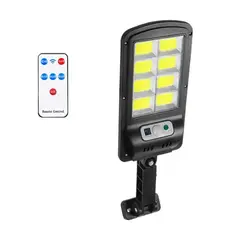GENERICO - Luz Solar Inteligente 8 LED COB con Sensor de Movimiento y 3 Modos de Iluminación