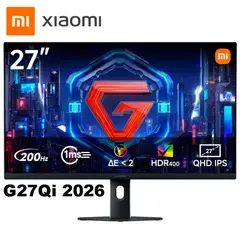 XIAOMI - Monitor Xiaomi G27Qi 2026 27" 2K QHD 200Hz IPS 1ms HDR400 FreeSync Gaming