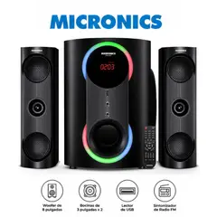 MICRONICS - Equipo de Sonido Micronics Mirage MIC S7008 Boufer de 8 pulg, USB BT