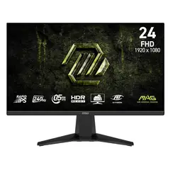 Msi - Monitor MSI MAG 245F X24 24 FHD IPS 240Hz 0.5ms HDR Ready
