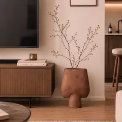 LAR DANIELSEN - Jarrón de piso minimalista – 43 cm