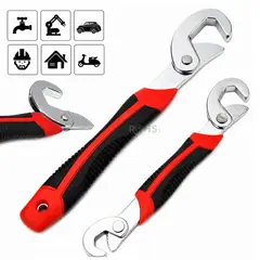 OEM - Llave Universal Ajustable Multiuso Para Tuercas Y Tuberías Con Mango Ergonómico