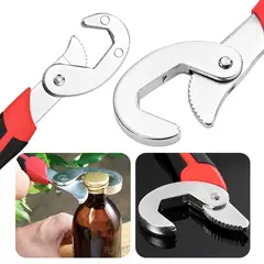OEM - Llave Universal Ajustable Multiuso Para Tuercas Y Tuberías Con Mango Ergonómico