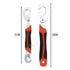 OEM - Llave Universal Ajustable Multiuso Para Tuercas Y Tuberías Con Mango Ergonómico