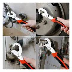 OEM - Llave Universal Ajustable Multiuso Para Tuercas Y Tuberías Con Mango Ergonómico