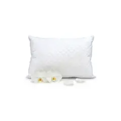 ARLIN TEXTIL - Almohada Copo De Nieve Antifluido Confort / Blanco Arlin 65 X 50 Cm