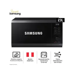 SAMSUNG - HORNO MICROONDAS CHEFF SAMSUNG 23L MS23DG4504AGPE