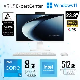 ASUS - All in One ASUS ExpertCenter P400 AiO Intel Core i5-13420H RAM 8GB SSD 512GB 23.8 FHD P440VAK-WPC0230