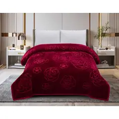 GOLDSUN - FRAZADA PREMIUM TERCIOPELO DOBLE PAÑO REVERSIBLE 6 KILOS 2 PLAZAS