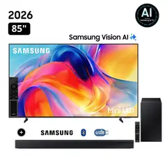 SAMSUNG - Televisor Samsung  85" Mini LED  85M70H Vision AI Smart TV + Soundbar HW-B450F