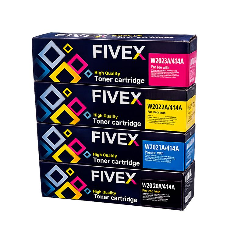 Kit de Toner FIVEX Compatible 414A M454dn M454dw M479dw