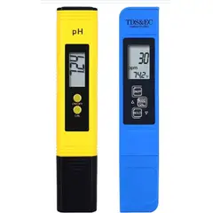 GENERICO - Kits de Medidores Digitales de Calidad de Agua pH Digital + TDS EC Temperatura PPM Alta Precisión