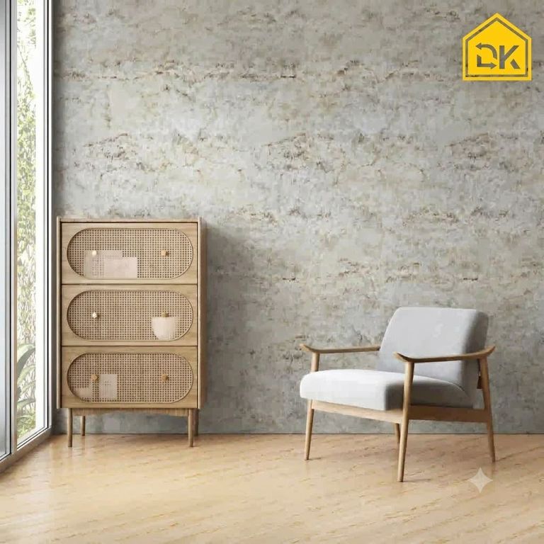 Rollo de Papel Tapiz Mármol Realista Autoadhesivo - Fácil Instalación 3,6m2 Emperador
