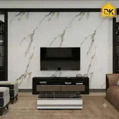 DECOKASA - Rollo de Papel Tapiz Mármol Realista Autoadhesivo - Fácil Instalación 3,6m2 Cañoela