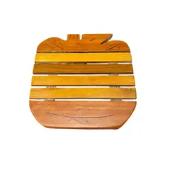 ACHALLAY ARTESANIA DE BARRO - Posa Olla De Madera 21x17 cm