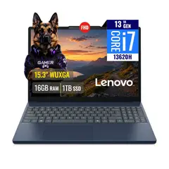 LENOVO - Laptop Lenovo IdeaPad Slim 3 15IRH10 Intel Core i7 13620H 16GB RAM 1TB SSD 15.3 WUXGA IPS FreeDOS.