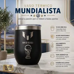 GENERICO - MESSI VASO TÉRMICO COPA MUNDIAL