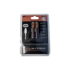 GENERICO - BATERIA RECARGABLE AAA CON CARGA USB TIPO C
